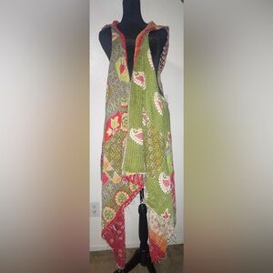 Kantha  bae size XL Green Paisley Women's Tunic